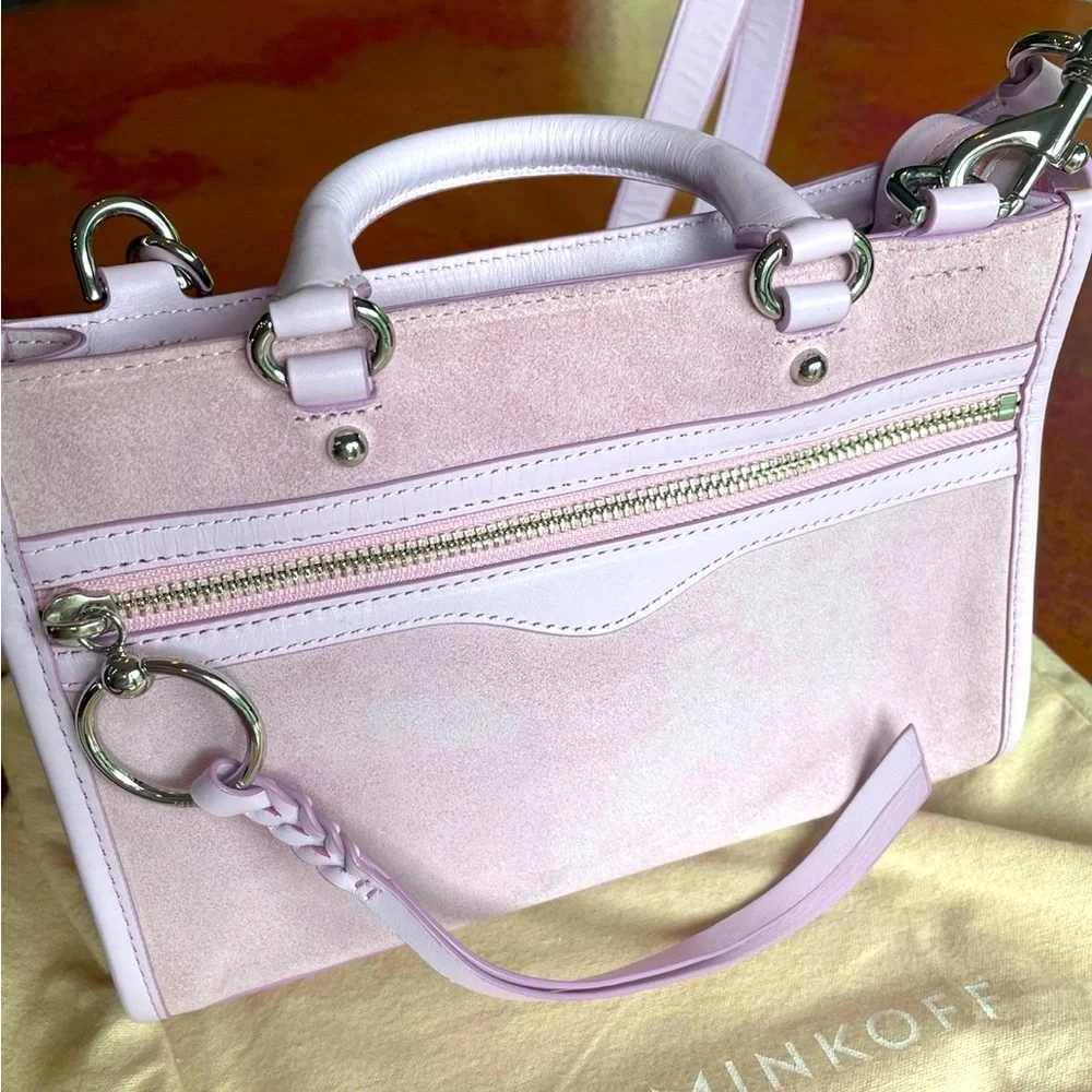 Rebecca Minkoff Micro Bedford Suede Satchel - Picture 1 of 12